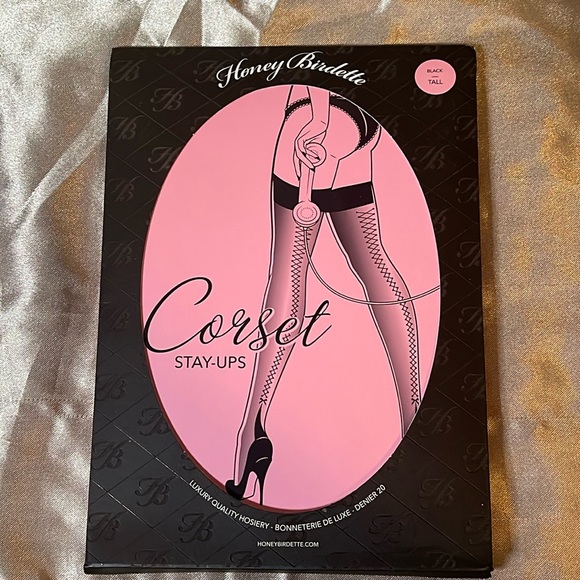 Honey Birdette Accessories - Honey Birdette Corset Stay Up Thigh High Stockings RARE